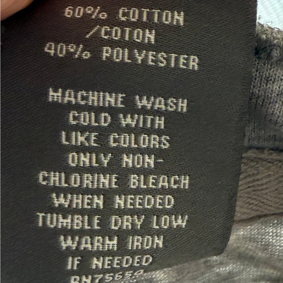 Men's Abercrombie & Fitch Gray Long Sleeve Tee M - Picture 5 of 5